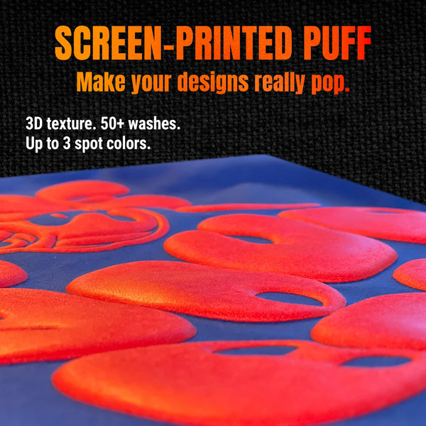 Screen-Printed Puff